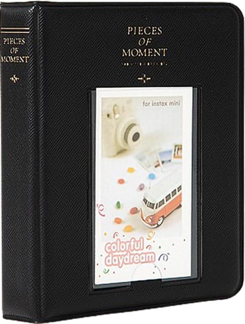 라벤티아 기념일 포토 미니 폴라로이드 앨범, 블랙, 16매