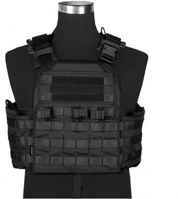 에머슨 기어 CP 스타일 택티컬 조끼, 블랙, 1개