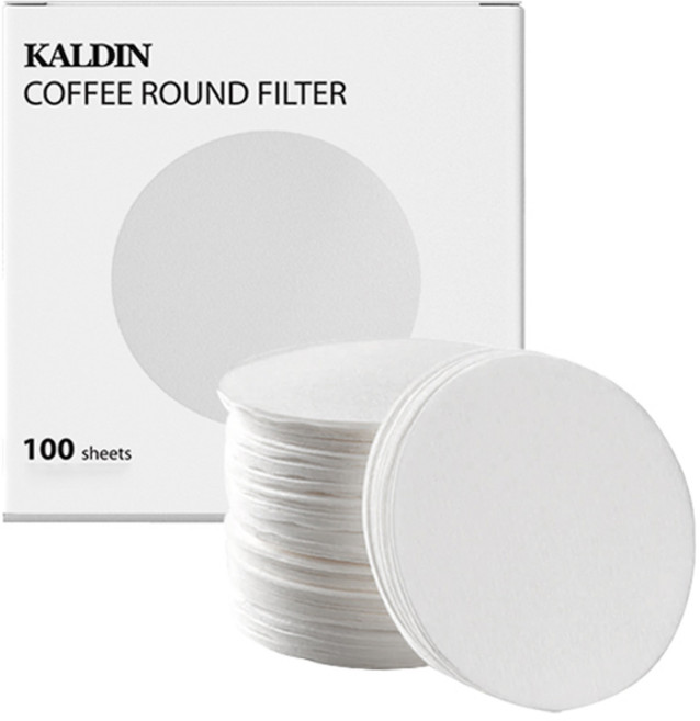 칼딘 모카포트 포터필터 여과지 더치커피기구 올 라운드 필터 화이트 56mm, 100개입, 1개