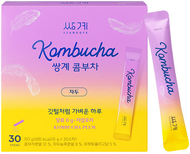 쌍계명차 콤부차 자두, 1개, 30개입, 5g