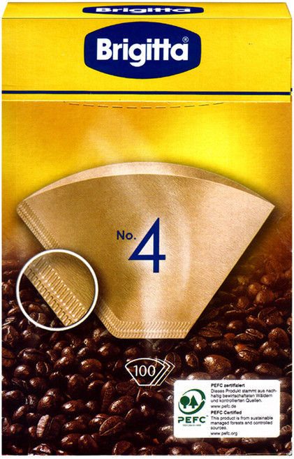 브리지타 커피필터 No 4, 1개, 100개입