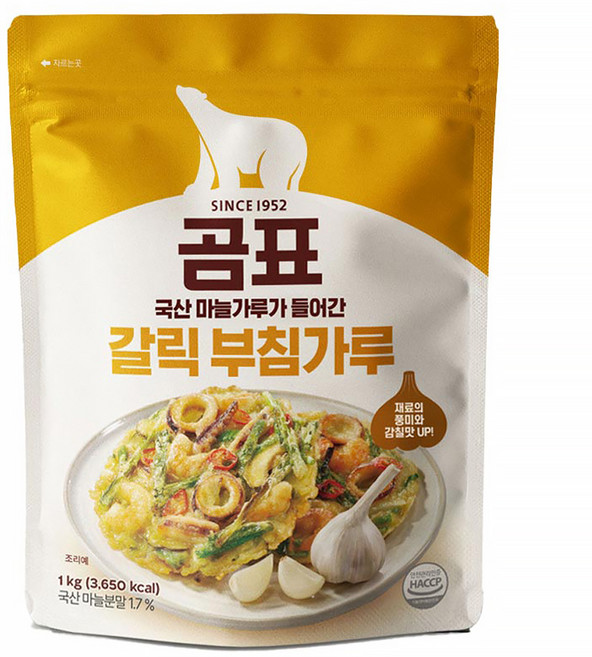 곰표 갈릭 부침가루, 1kg, 1개