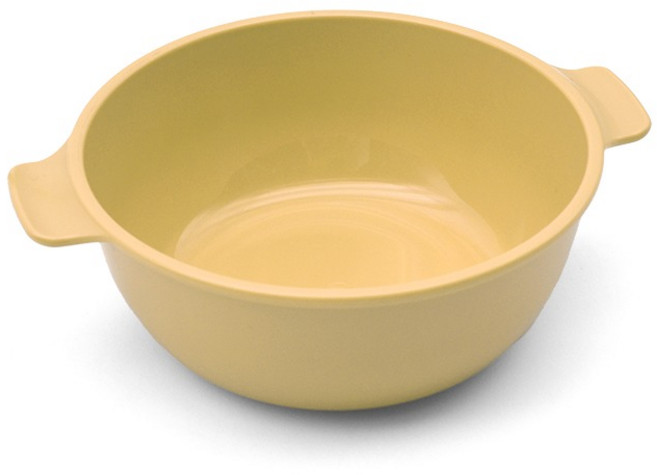 리빙메이트 유아용 피씨 파스텔 국그릇, 바닐라, 1개