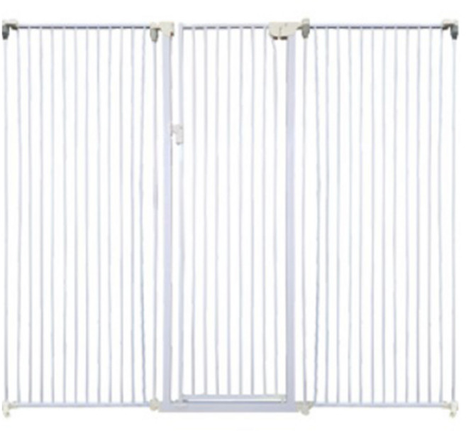키워보리 고양이 넘사벽 다용도 접이식 안전문 145H, 화이트, 1개
