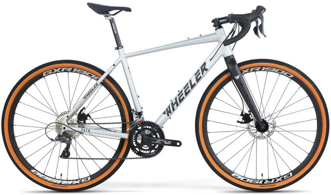 휠러 PATH1.0 그래블바이크 시마노 클라리스 자전거 미조립 M 490, 라이트그레이, 180cm, 1개