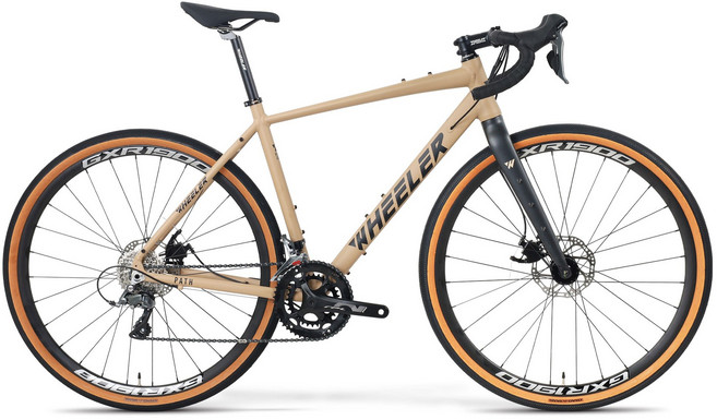 휠러 시마노 클라리스 그래블 바이크 PATH 1.0 미조립 M, 샌드베이지, 180cm, 1개