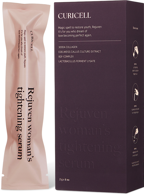 큐리셀 리쥬븐 세럼 여성청결제 8p, 16g, 1개