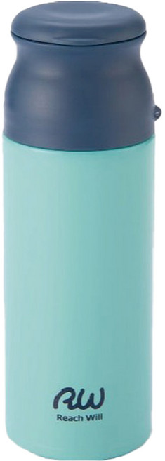리치윌 휴대용 머그 텀블러 ROE-20, 그린, 200ml, 1개