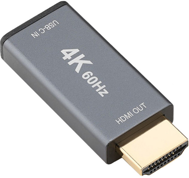 RaOn Home Mart Type-C to HDMI 4K 鏡像轉換轉接頭, 詳見商品包裝或請洽境外廠商, RG-PS176, 1個