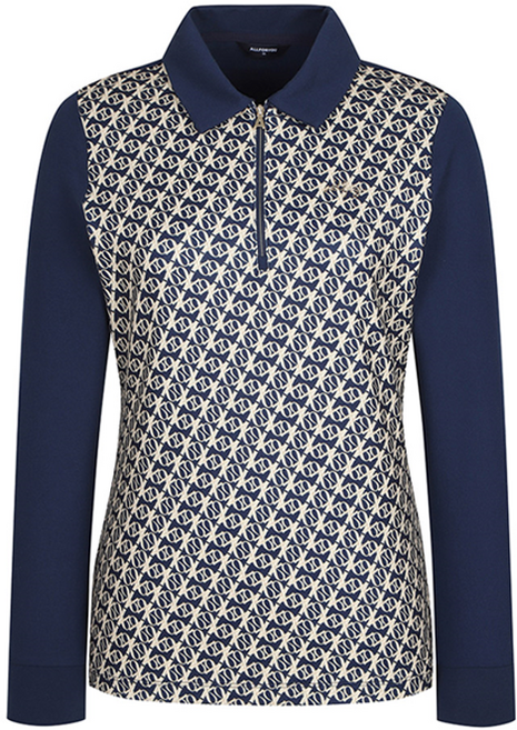 올포유 여성용 리본 프린트 제에리 티셔츠 AWTYN9461-915