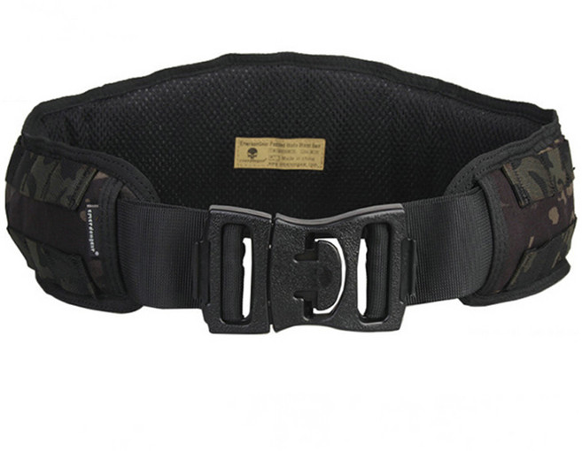 emersongear 襯墊MOLLE腰帶, 多地形黑色, 1個
