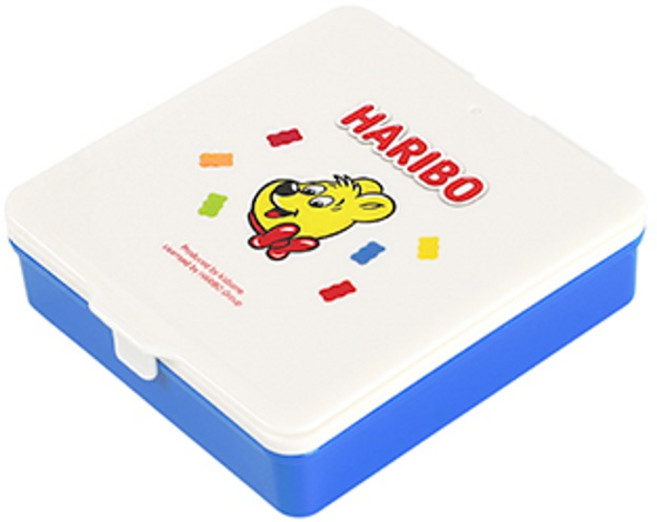 하리보 골드 베어 치즈 컷팅 케이스, 블루, 1개