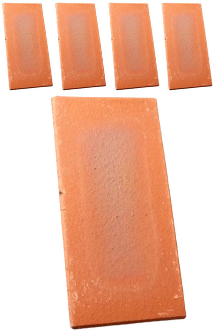WITH블럭 고강도 황토 보도 벽돌, 레드 투톤, 5개