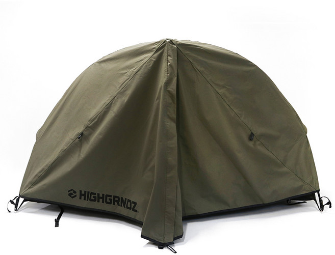 POESIE D'AME High Grounds 露營 TC棉 Ridge Coat 帳篷外帳, 單人, 卡其色