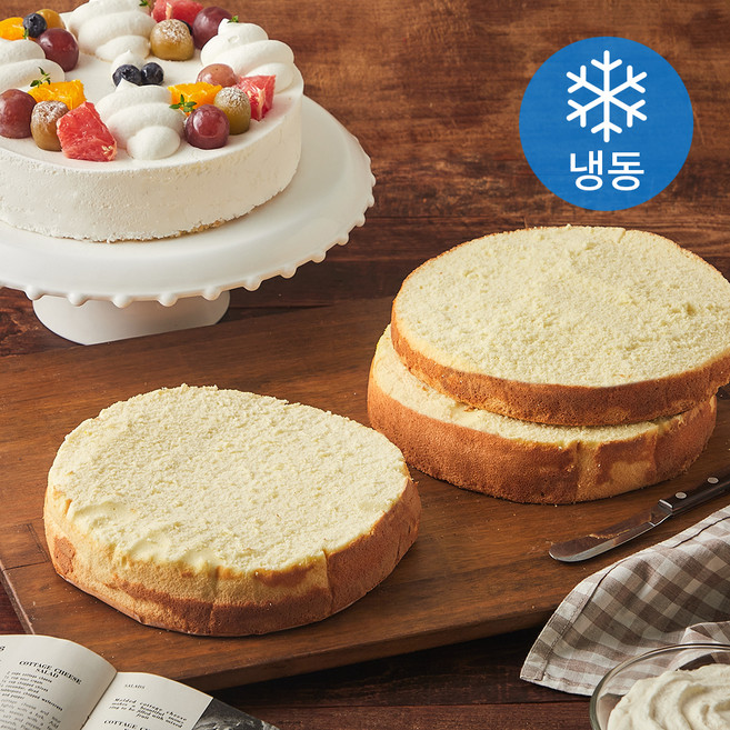 맨치트 서울식품 화이트 케이크 시트 3호 (냉동), 390g, 1개입, 5개