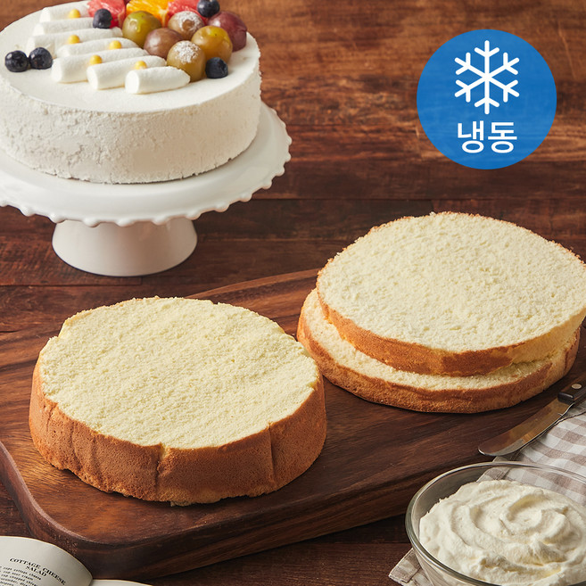 맨치트 서울식품 화이트 케이크 시트 2호 (냉동), 290g, 1개입, 7개