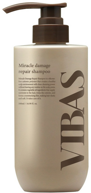 비바스 미라클 데미지 리페어 샴푸, 1개, 500ml