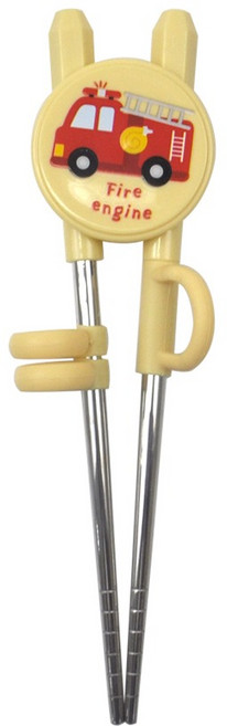 키친유 유아용 부릉부릉 1단계 젓가락, 연노랑, 1개