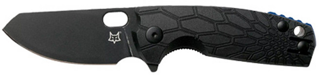 폭스나이프 복스 베이비 코어 폴딩 나이프, 블랙, 1개