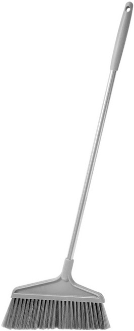 월드크린 심플리 스탠드 빗자루, 1개, 그레이