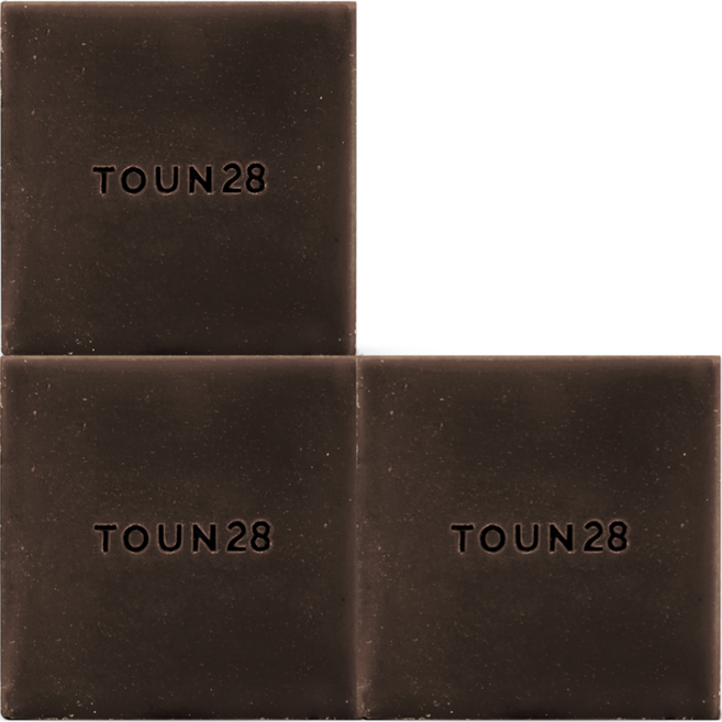 TOUN28 海帶清爽彈力洗髮皂 S18, 110g, 3塊