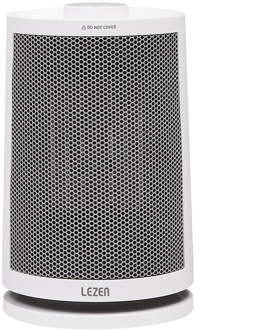 르젠 가정용 사무실 탁상용 미니 PTC 전기히터, LZH-P10D, 화이트