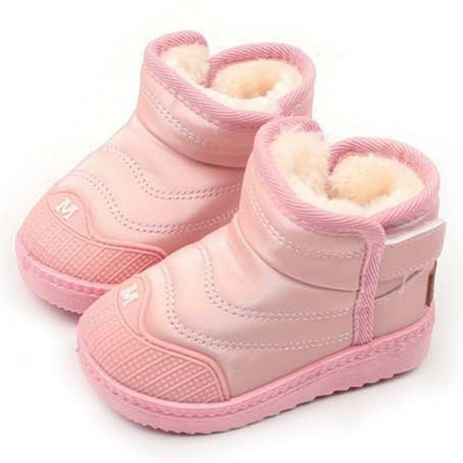 Lulushu 兒童淘氣W車線毛靴 BW050