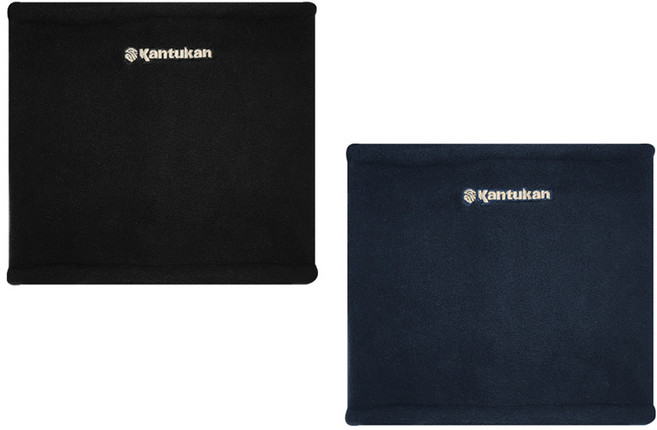 칸투칸 방한 극세사 넥워머 2종 세트, 블랙, 네이비, 1세트