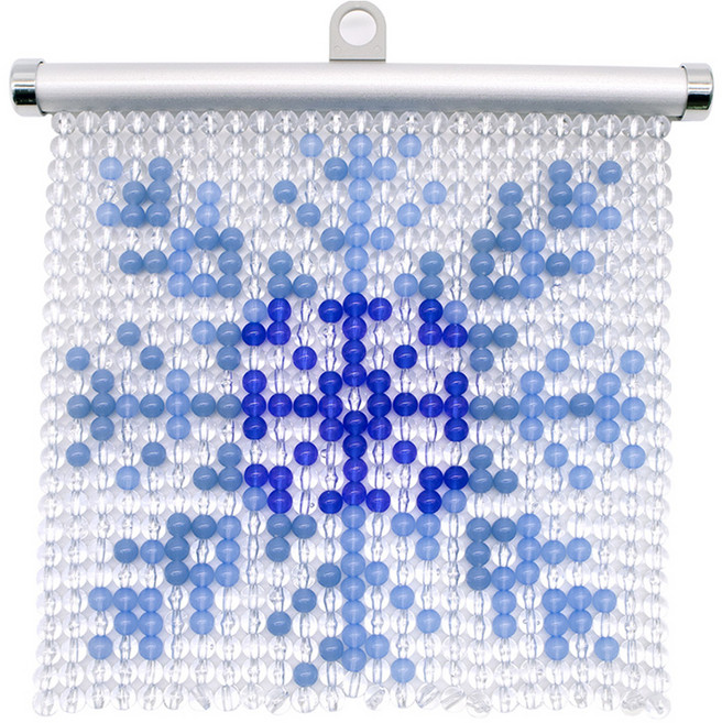 아트니즘 비즈발 만들기 도안 키트, 06 눈꽃, 1개