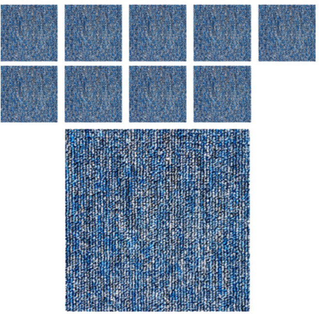 천일카페트 타일카페트 10p + 사각스티커 20p 세트