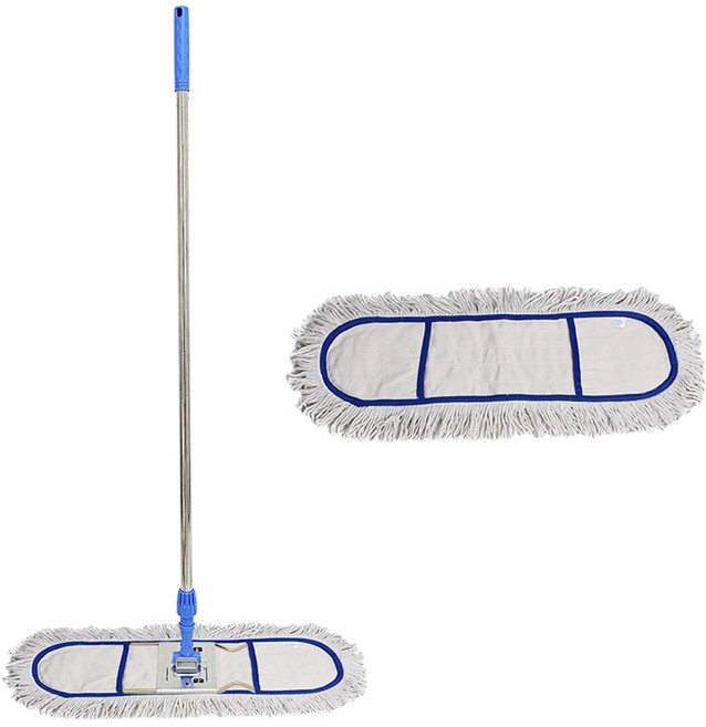 크린메이트 파워 백사 대걸레 60cm 2p + 밀대 세트, 1세트