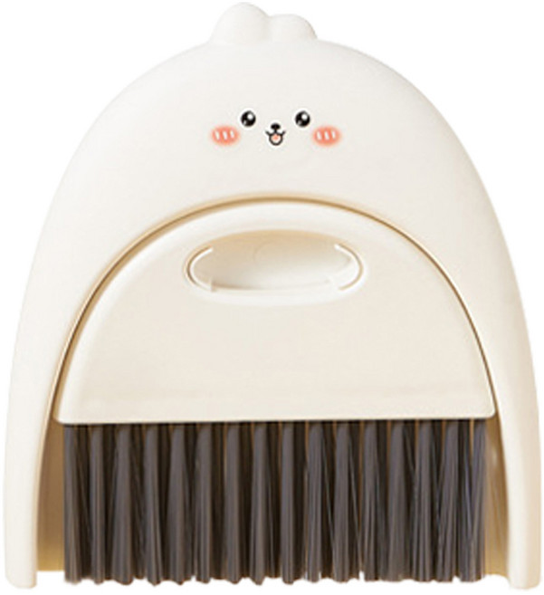 월드크린 깔끔 미니 빗자루, 1개, 화이트