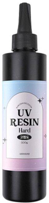 오로라데코덴 레진아트 UV레진 고점도 레진 리필 500g R002, 투명, 1개