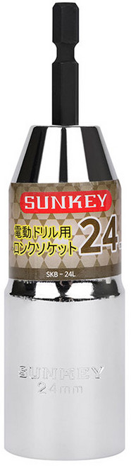 썬키 롱비트소켓 24mm SKB-24L, 1개