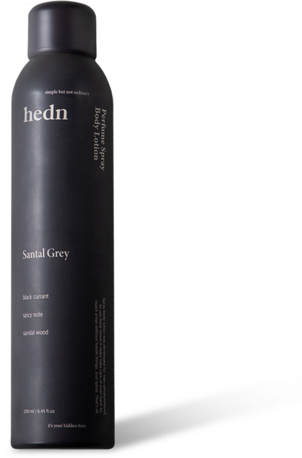 hedn 퍼퓸 스프레이 바디로션 상탈그레이, 250ml, 1개