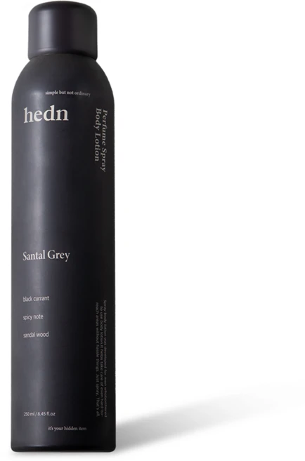 hedn 퍼퓸 스프레이 바디로션 상탈그레이, 250ml, 1개 - 쿠팡