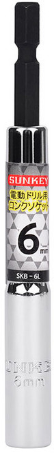 썬키 롱비트소켓 6mm SKB-6L, 1개