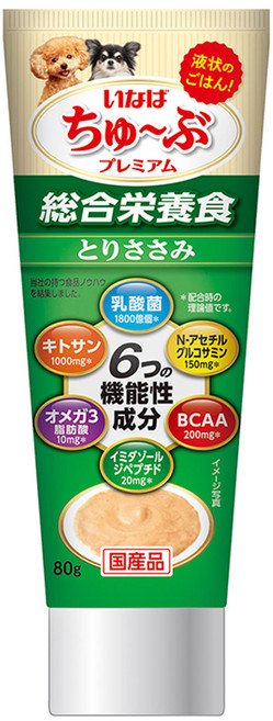 이나바 강아지 프리미엄 완츄브 간식 DS-54, 닭가슴살, 80g, 1개