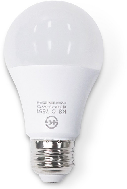 두영 LED 전구 9W, 전구색, 1개