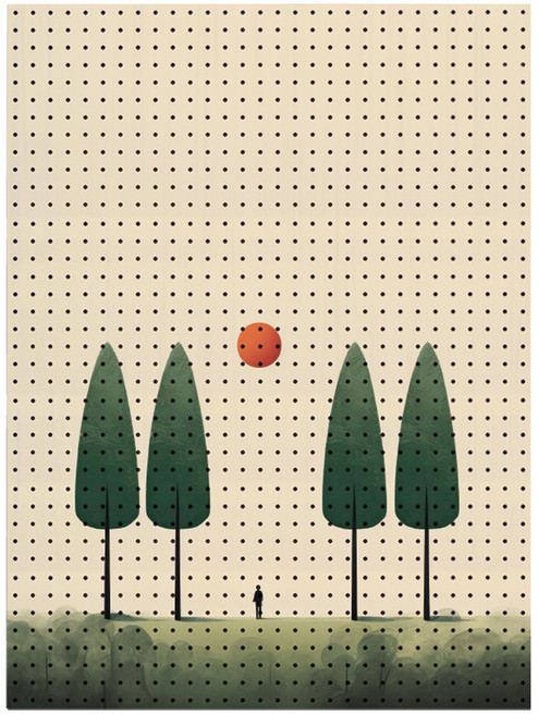 타공판닷컴 UV 프린팅 타공판 800 x 1500 mm, 1개, 사색의 길