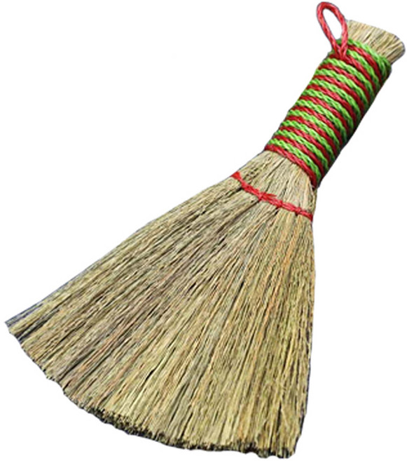 월드크린 미니 싸리 빗자루 소, 1개, 혼합색상