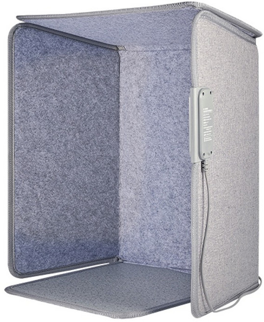 안도 5면 접이식 파티션 전기히터, AD-5000HDF, 그레이