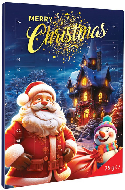 바론초콜릿 어드밴트 캘린더 산타클로스, 1개, 75g