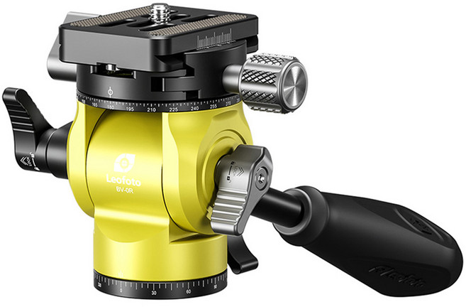 레오포토 미니 유압식 비디오 헤드, BV-0R(옐로우), 1개