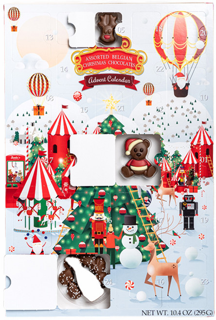 ICKX 어드벤트 캘린더 초콜릿 화이트, 295g, 1개