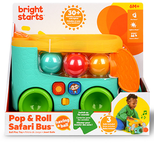 브라이트스타트 공놀이 코끼리 버스 멜로디완구, 1개