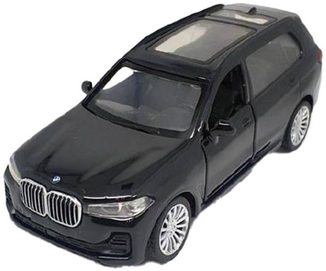 엠에스제트 BMW X7 스트리트카 시리즈 44대1 다이캐스팅 미니카, 블랙, 1개