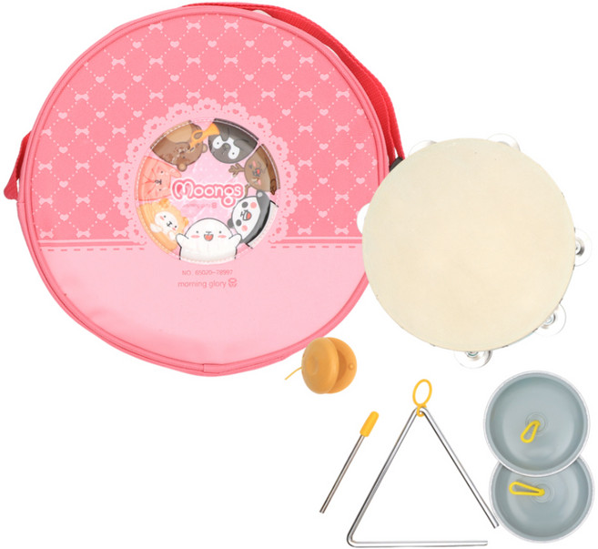 모닝글로리 솜솜이 쿵짝짝 리듬세트, 핑크, 1세트