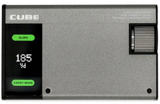 캐디톡 큐브 거리측정기 + 파우치 세트, 건 메탈(거리측정기), 파우치(블랙)