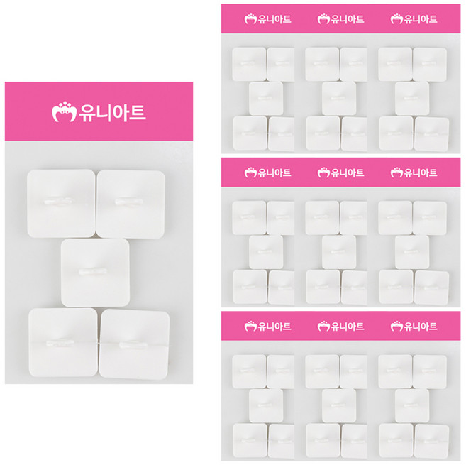 유니아트 고리마운틴 사각 걸이 5p, 10개